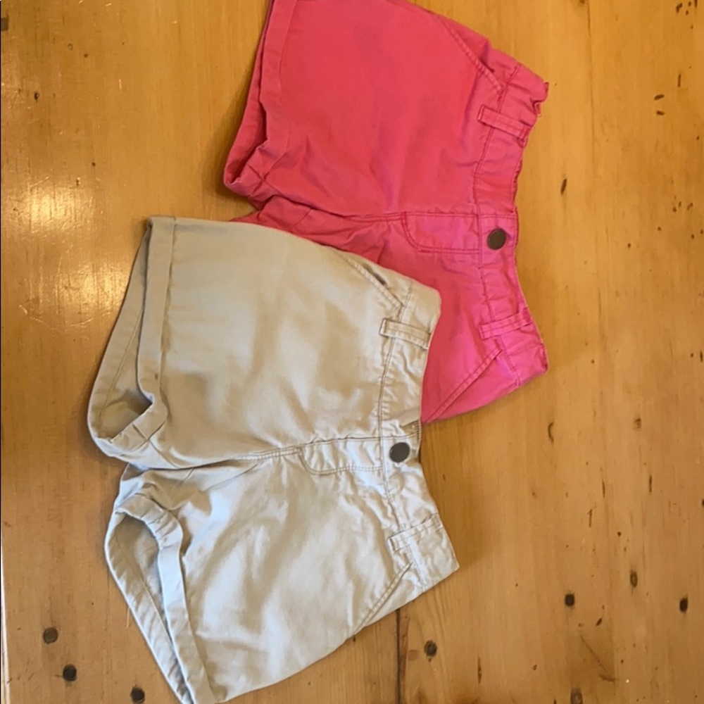 2 pairs of girls shorts